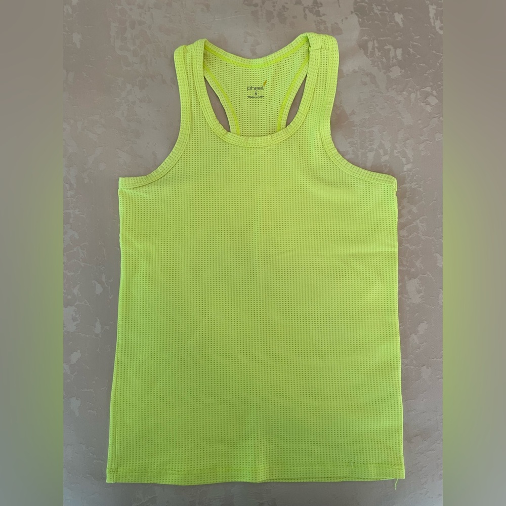 PHEEL ⚡️Neon Yellow Workout Top